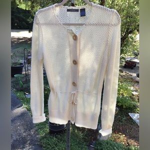 Liz Claiborne Lace Knit Cardigan